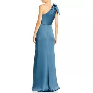 Amsale One Shoulder A-Line Gown, New, Size 6